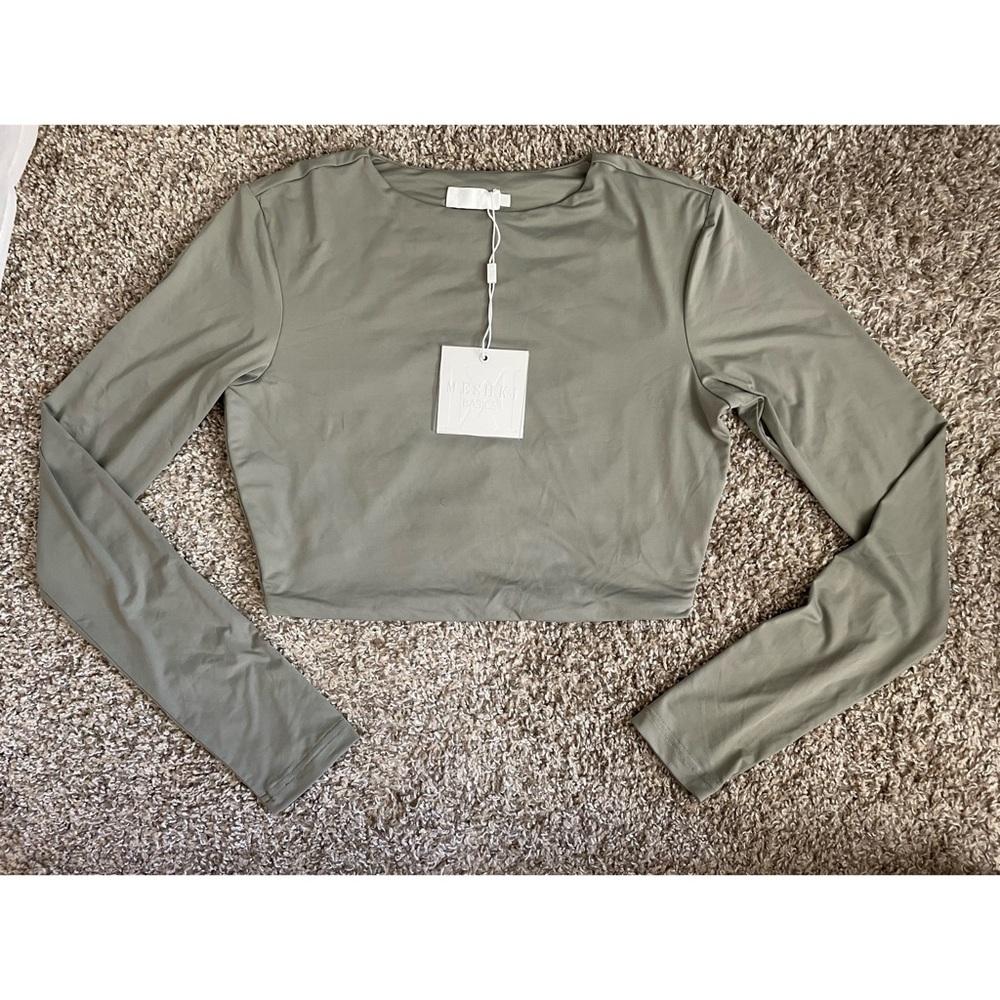 Meshki - Long Sleeve Crop Top
